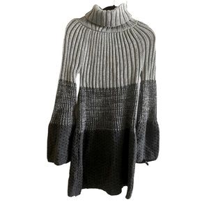 MNG sweater turtleneck dress
